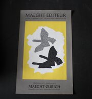 George Braque Poster For Galerie Maeght Zurich
