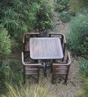 Hughes Bolckow Teak Cube Garden Set For Heals