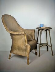 Large 1930s Lloyd Loom Armchair