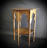 Oak Hexagonal Liberty Side Table 
