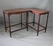 Pair Of Shapland & Petter Tables In Mahogany