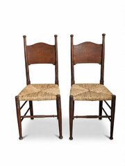 Pair Of Arts And Crafts Chairs By William Birch 