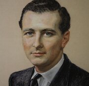 Pastel Portrait Of A Naval Officer 