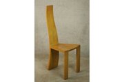 Pearl Dot Set Of Six Oak Dining Chairs By Robert W