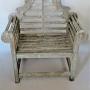 Sir Edward Lutyens teak single garden chair