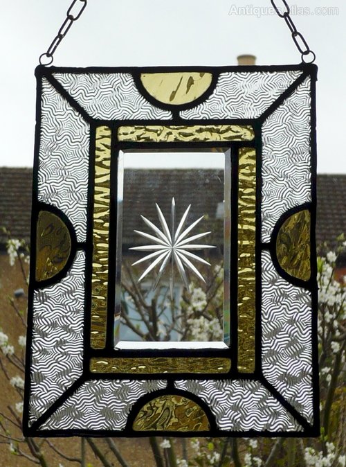 Antiques Atlas Small Antique Stained Glass Window Hangers