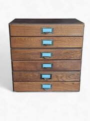 Tabletop Filing Cabinet Holds A4 Paper