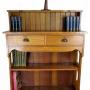 Arts And Crafts Server / Bookcase In Golden Oak