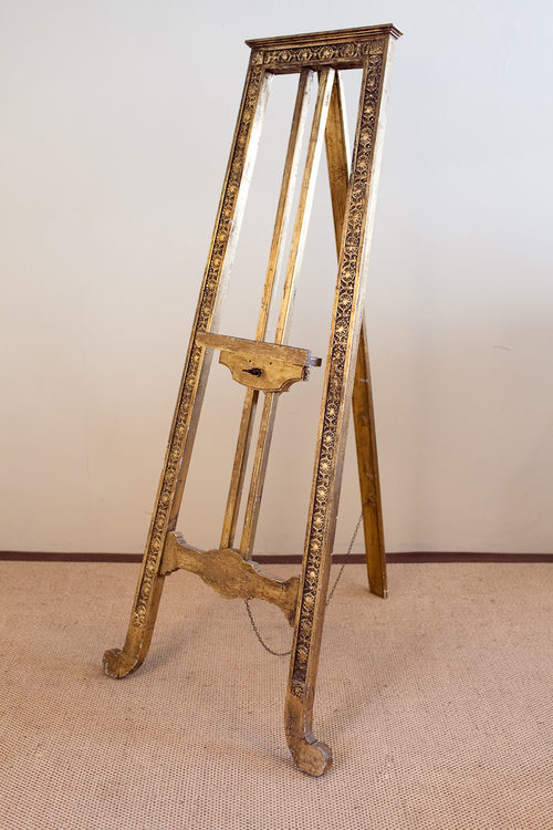 A Gilt Gesso Display Easel Antiques Atlas