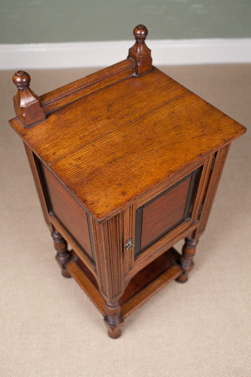 Gillows Oak Pot Cupboard. Antiques Atlas