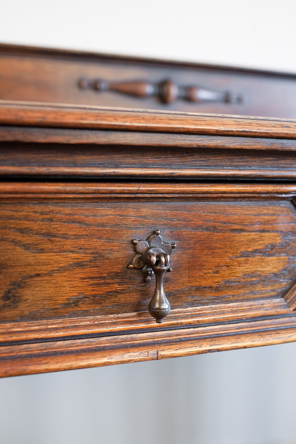 Jacobean Revival Solid Oak Side Table Antiques Atlas