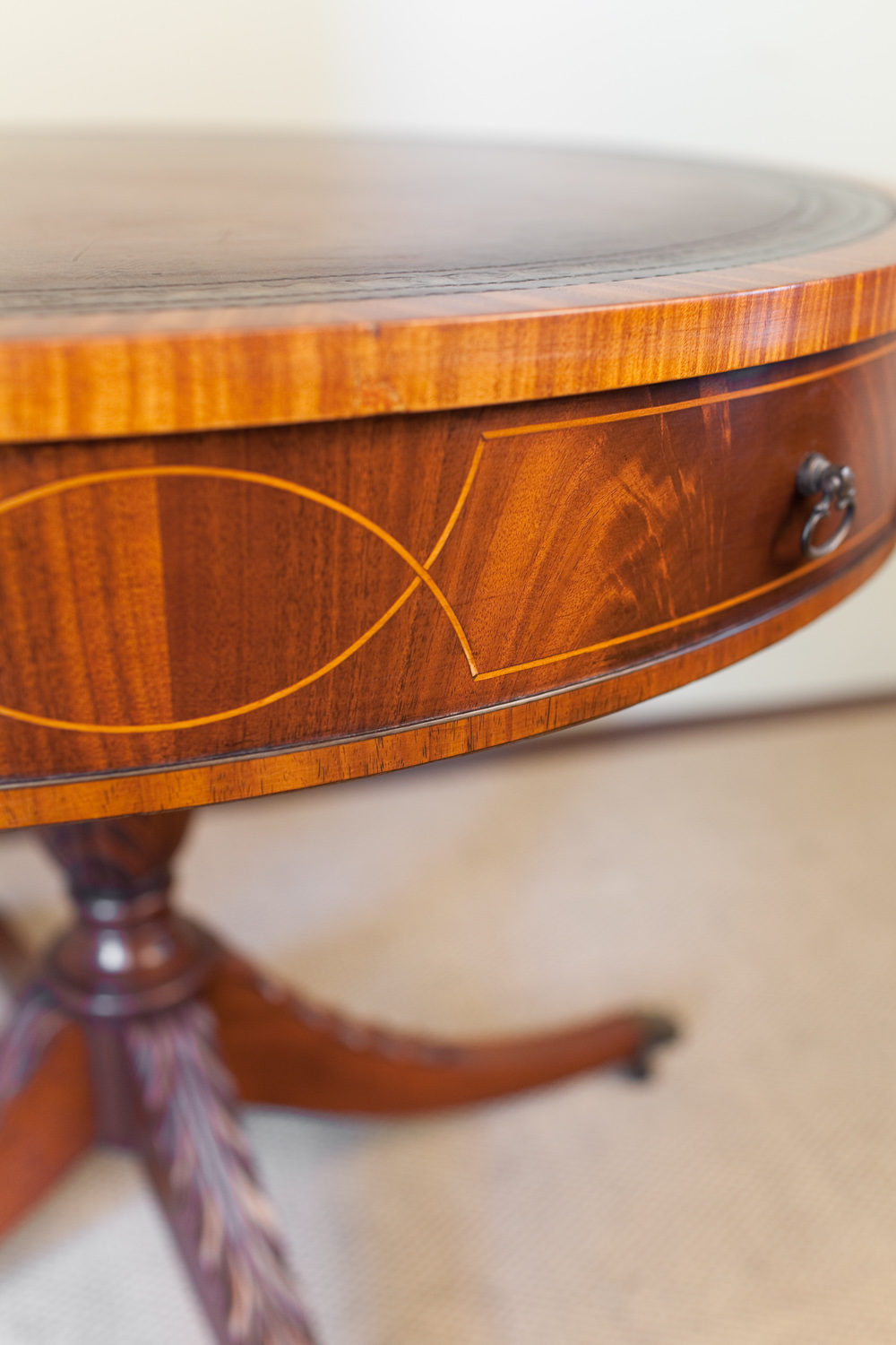 Antiques Atlas Mahogany Drum Table