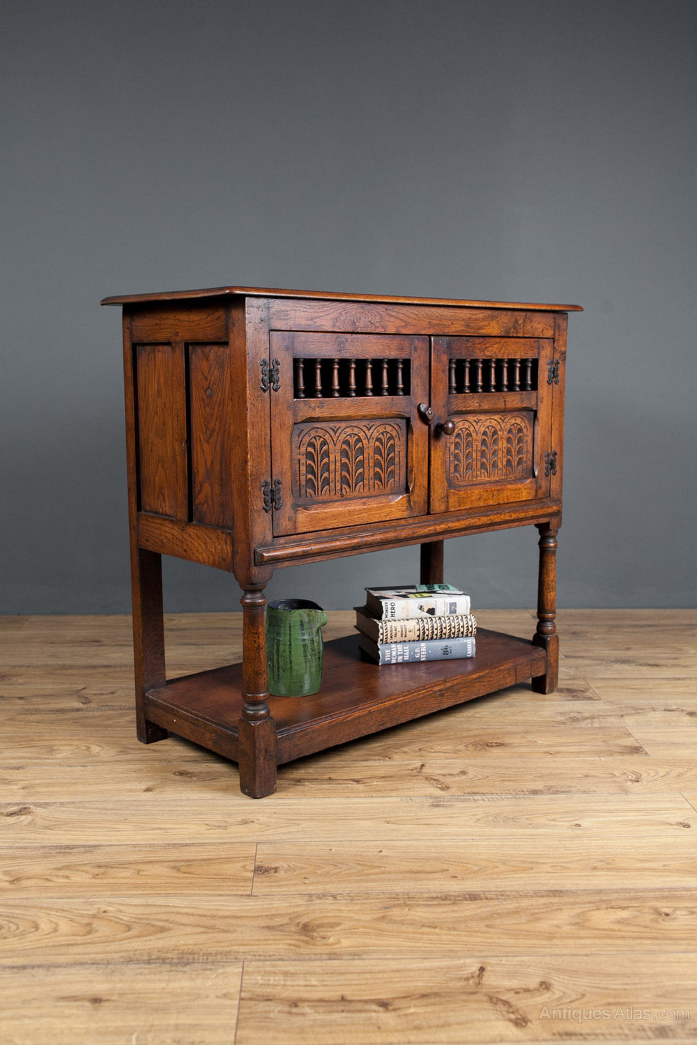 Oak Jacobean Revival Hutch Cupboard Antiques Atlas