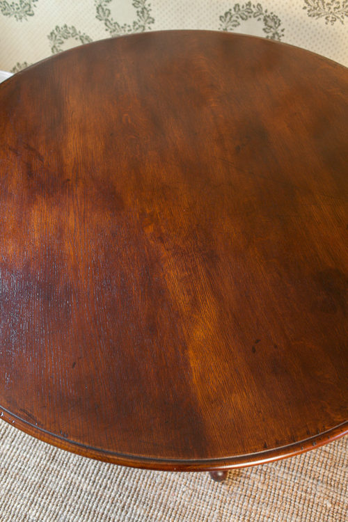 Antiques Atlas Solid Oak Circular Dining Table