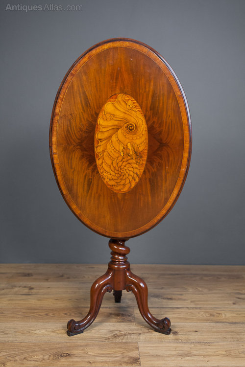 Victorian Oval Tip Top Table. Antiques Atlas