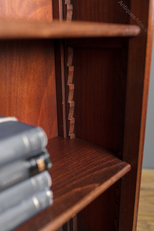 Walnut Marble Top Bookcase. Antiques Atlas