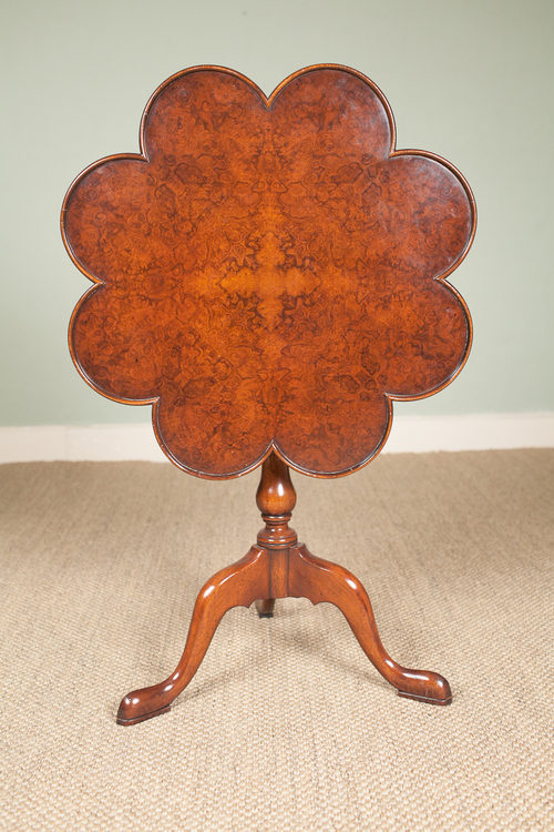 Antiques Atlas Walnut Shaped TipTop Table.