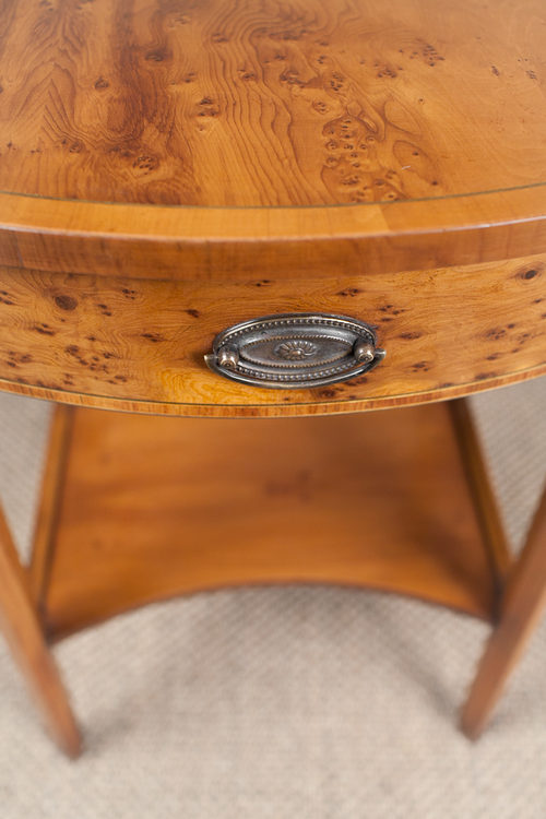 Antiques Atlas Yew Oval Occasional Table