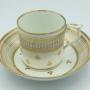 Crown Derby Regency Period Coffee Can and Saucer