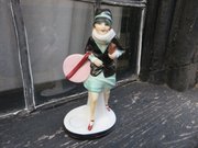 Art Deco Hatpin  Girl