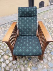 Arts and Crafts Oak Arm Chair