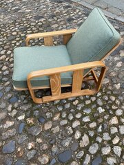 Heals 1930s Recycling Armchair light oak