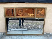 Rowley Gallery Marquetry  Picture  With Mirror 
