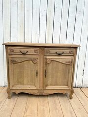 Bleached Oak French Cupboard
