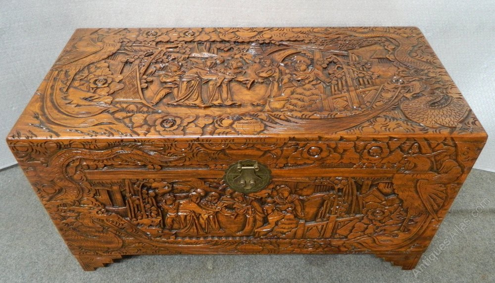 Chinese Camphor Wood Trunk Antiques Atlas