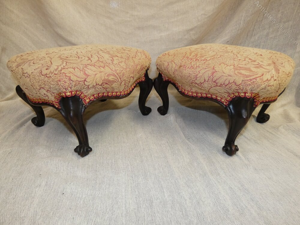 Footstools Pair Of Footstools as136a2433 / ath3863 - Antiques Atlas
