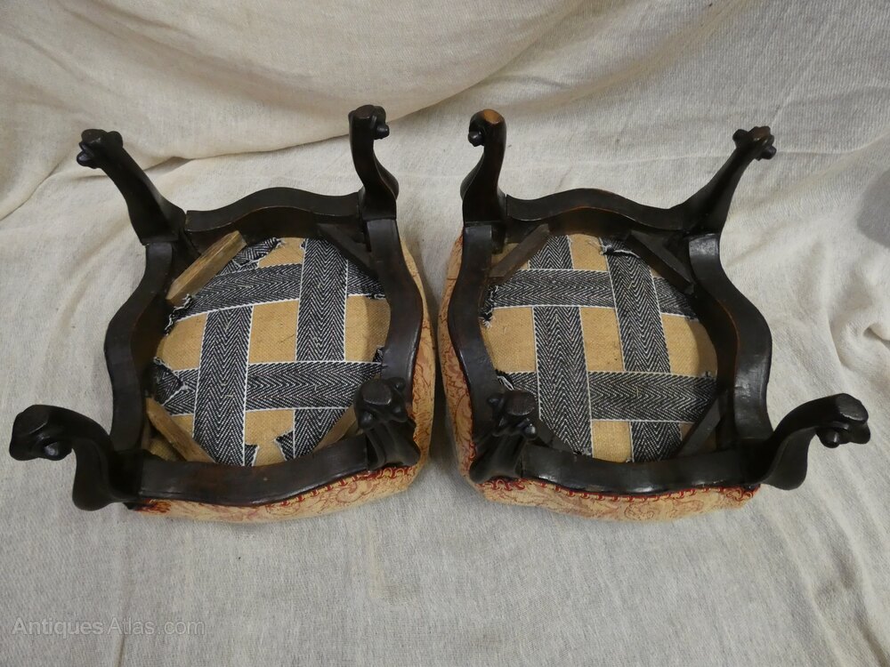 Footstools Pair Of Footstools as136a2433 / ath3863 - Antiques Atlas