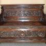 Very Handsome Oak Settle,