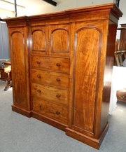 Mahogany Compactum Wardrobe