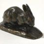 Bronze Hare by Barye/Barbedienne 