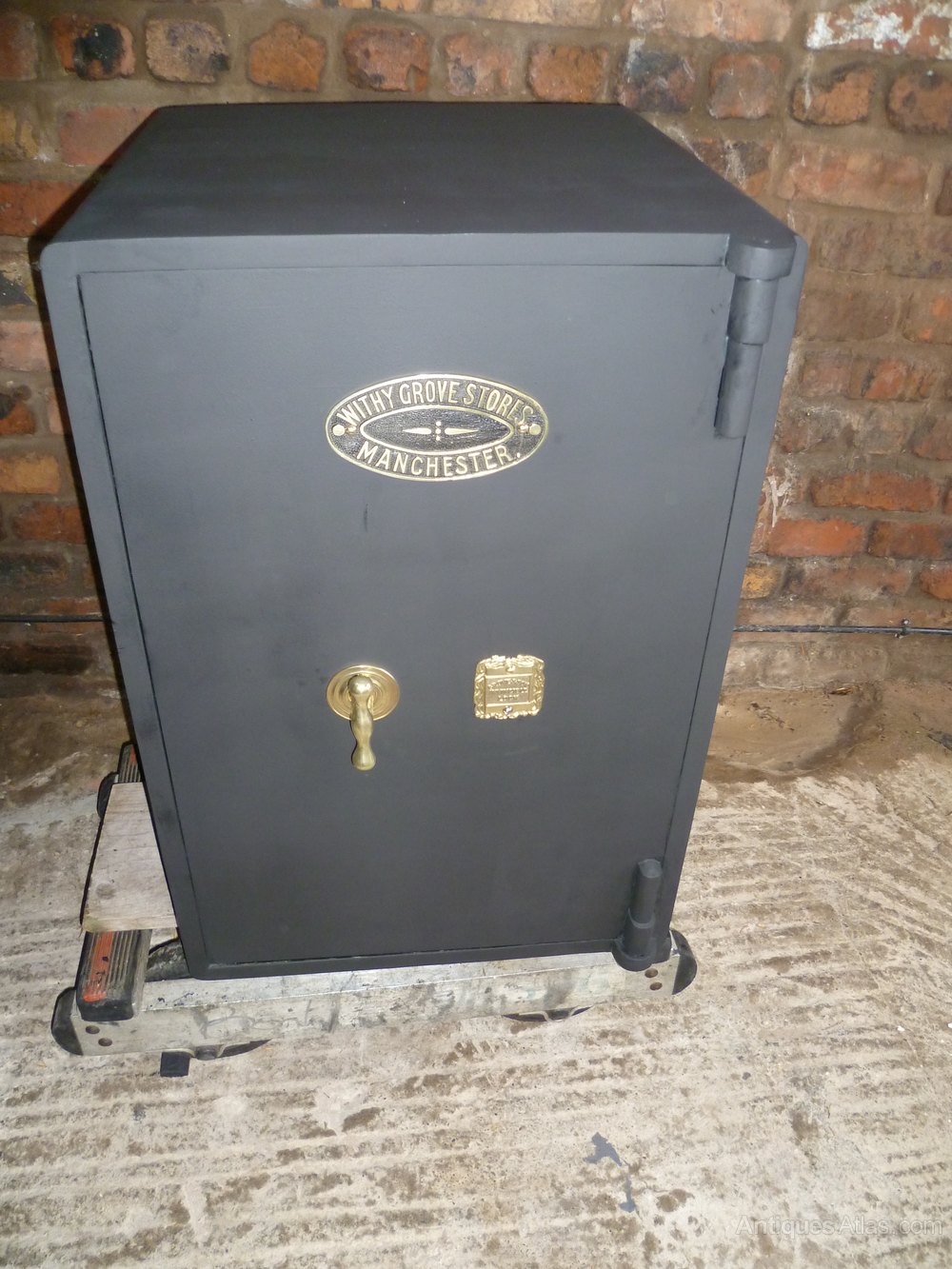 Antiques Atlas A Cast Iron Safe By Withy Grove Stores