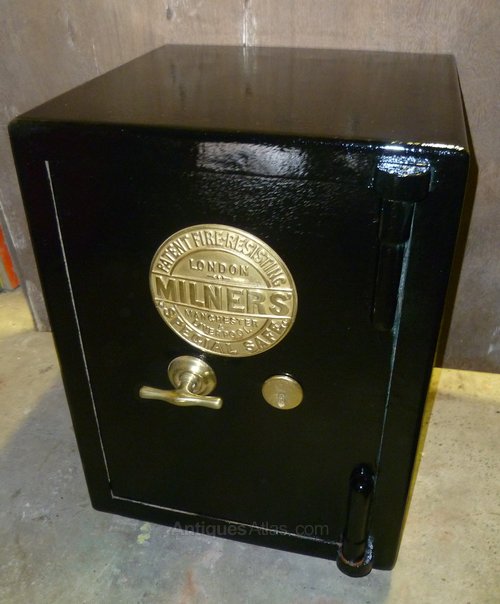 Antiques Atlas A Victorian Cast Iron Safe By Milners Of London