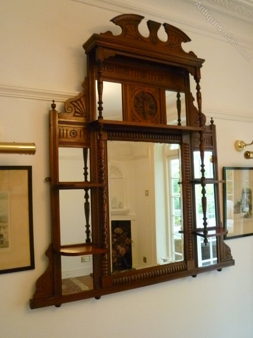 Antiques Atlas Mahogany Overmantle Mirror Mahogany Overmantle Mirror