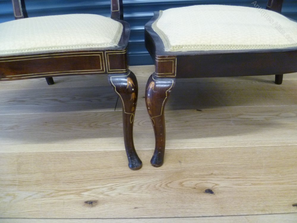 Pair Of Nursing Chairs Antiques Atlas