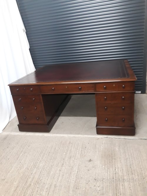A Fine And Important Partners Desk By H. Ogden Manchester as221a479
