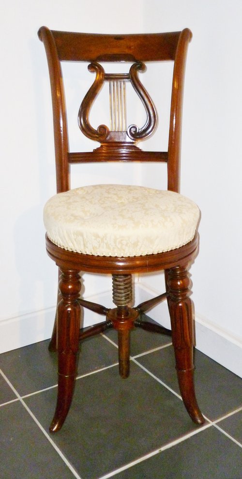 Cellist Or Piano Music Chair Antiques Atlas