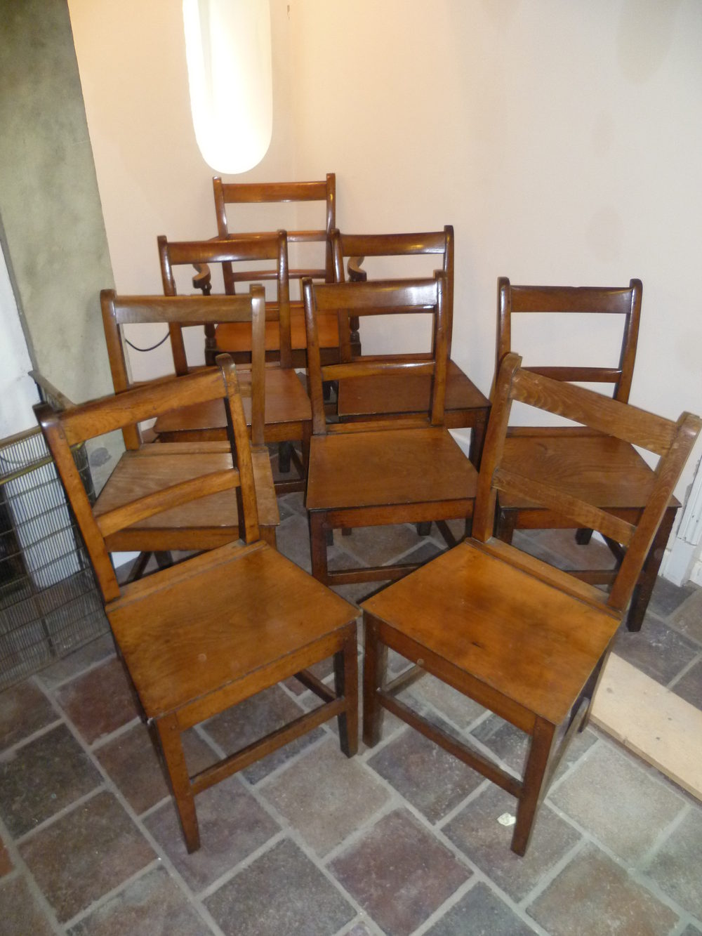A Set Of 8 Oak Country Chairs - Antiques Atlas ... Country Chairs Antique Farmhouse Chairs - A Set Of 8 Oak Country Chairs - Antiques Atlas