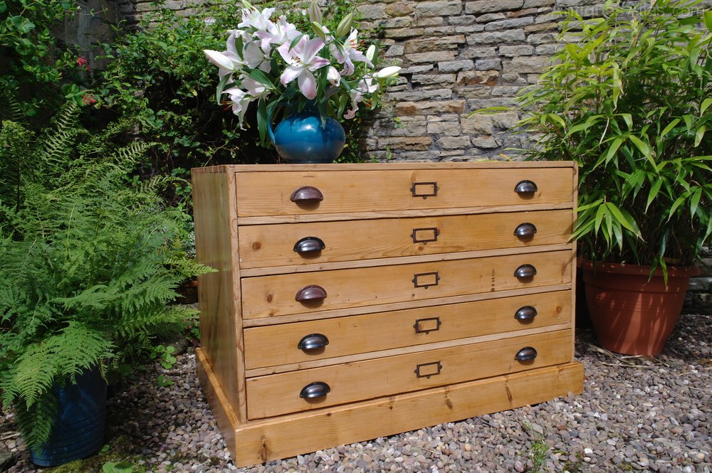 Victorian Pine Plan Chest Antiques Atlas