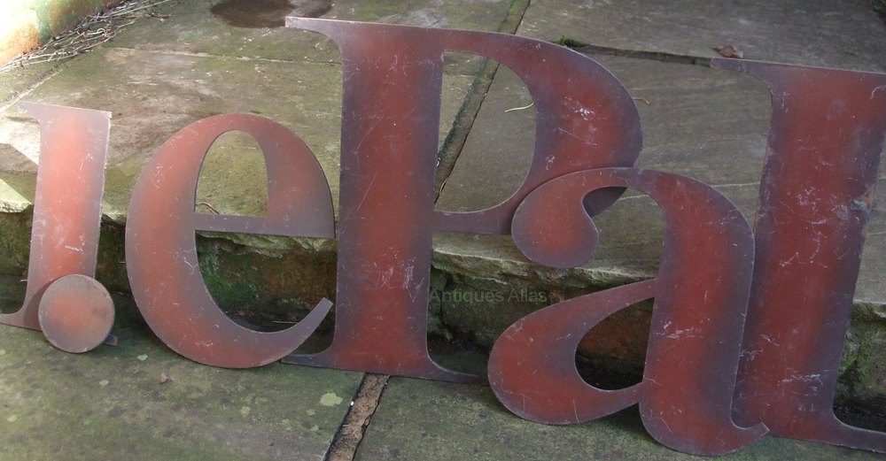 Antiques Atlas Vintage French Store Front Letters