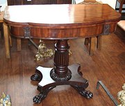 William IV Mahogany Tea Table