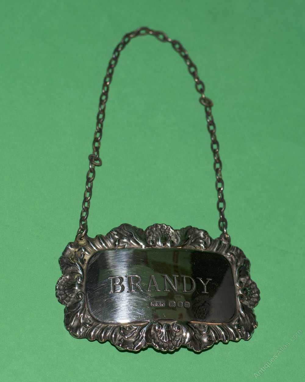 Antiques Atlas Silver Brandy Decanter Label London 1967