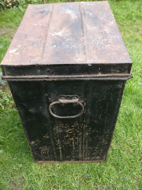 Antiques Atlas Antique Metal Storage Bin