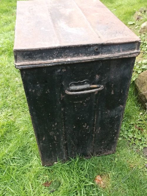 Antiques Atlas Antique Metal Storage Bin