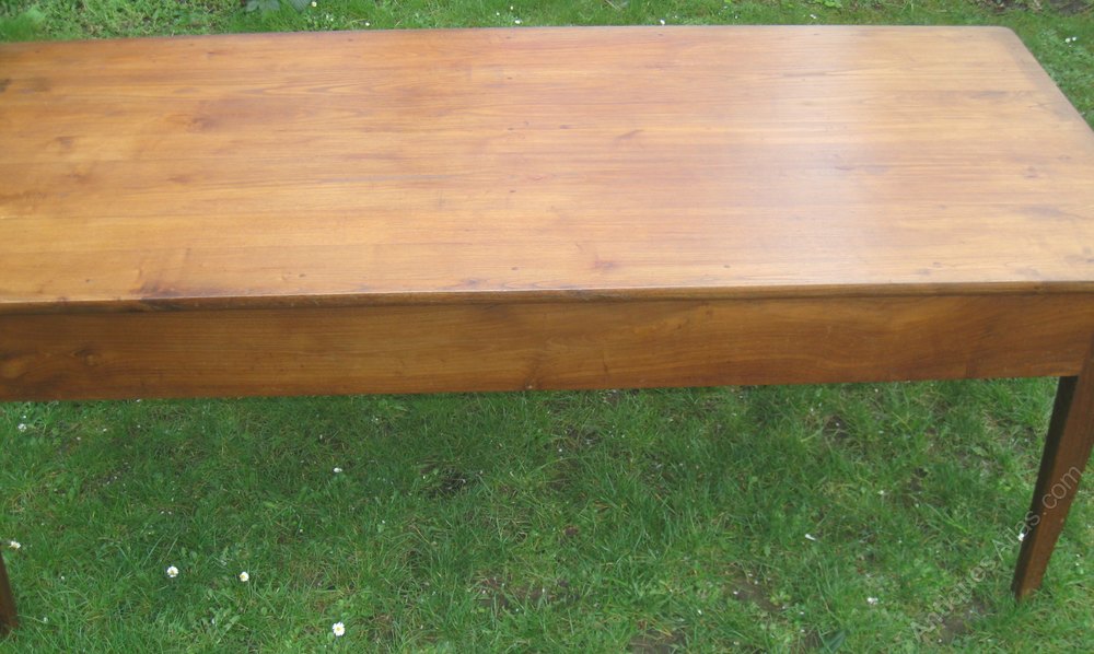 Antique Elm Farmhouse Table - Antiques Atlas