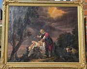 Painting, Abraham Offering Up His Son Isaac 