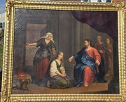 Painting, Christ In The House Of Martha & Mary